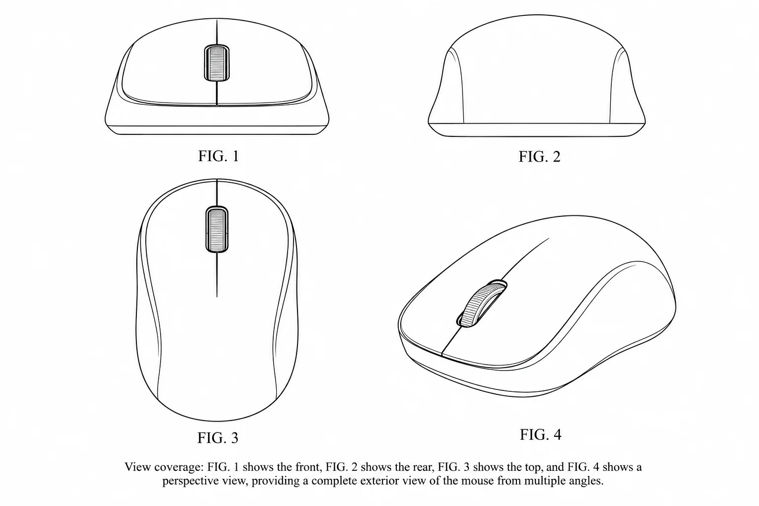 Plan views around exterior coverage